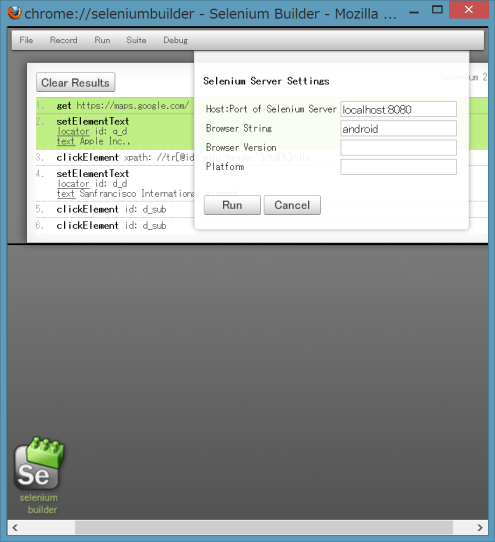 seleniumbuilder_and_rtk config selenium builder